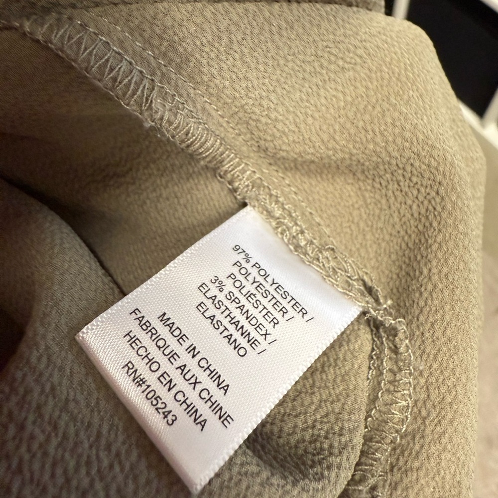 Hiatus Olive Green Long Open Cardigan Kimono Duster - Picture 5 of 7